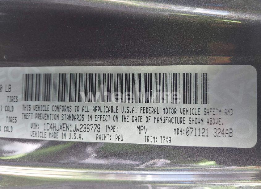 Photo 9 of 2018 Jeep Wrangler UNLIMITED SAHARA 4X4 (VIN 1C4HJXEN1JW236779)