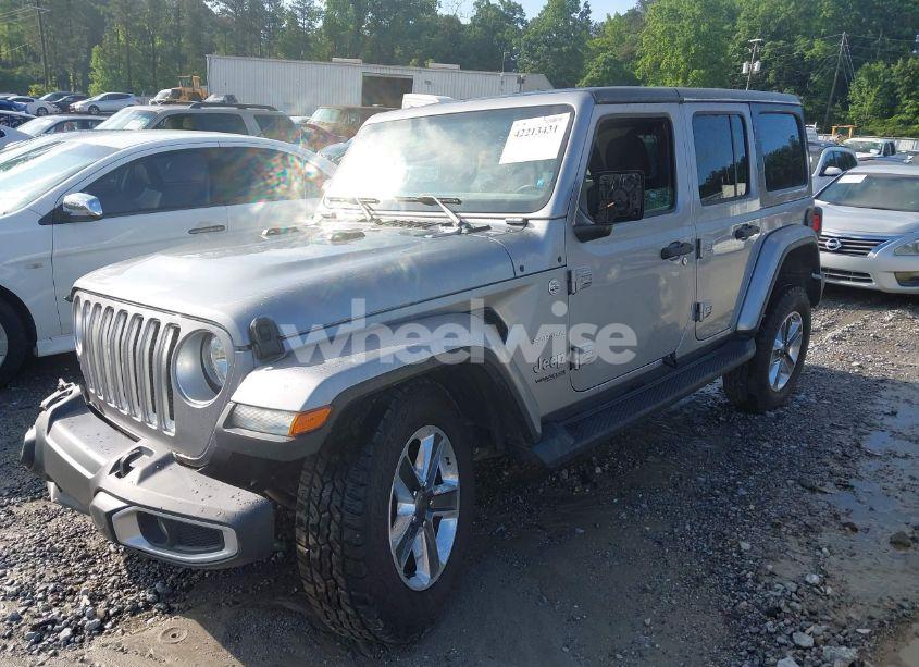 Photo 2 of 2020 Jeep Wrangler UNLIMITED SAHARA 4X4 (VIN 1C4HJXEN1LW204563)