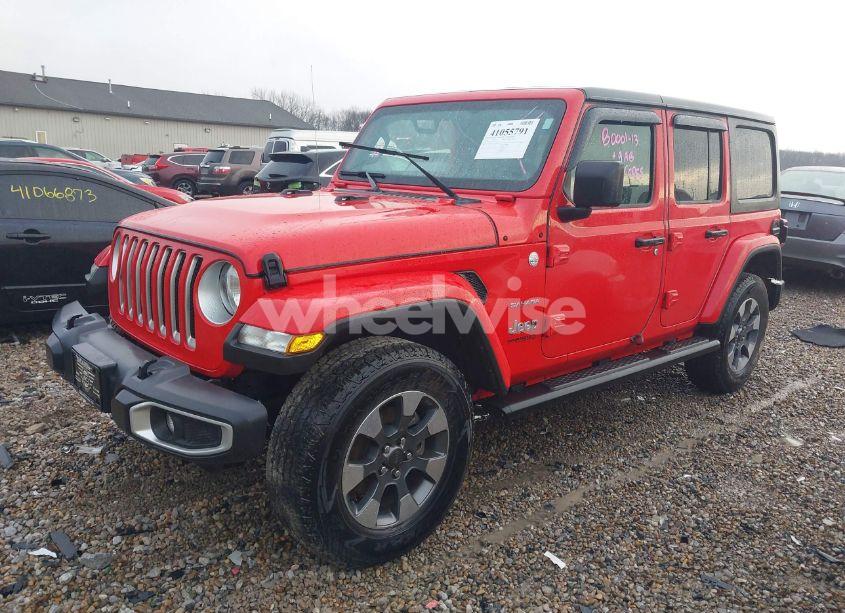 Photo 2 of 2021 Jeep Wrangler UNLIMITED SAHARA (VIN 1C4HJXEN1MW632456)