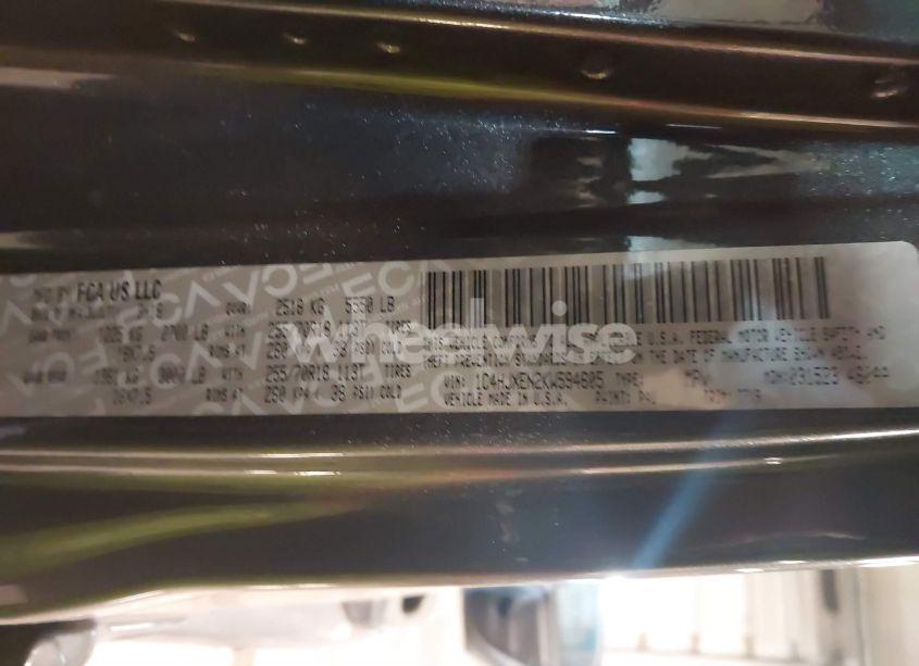 Photo 9 of 2019 Jeep Wrangler UNLIMITED SAHARA 4X4 (VIN 1C4HJXEN2KW594605)