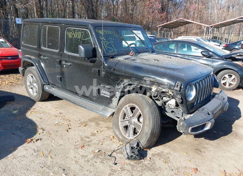 2020 Jeep Wrangler UNLIMITED SAHARA 4X4 (VIN 1C4HJXEN2LW221842) main photo