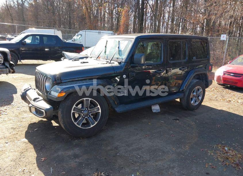 Photo 2 of 2020 Jeep Wrangler UNLIMITED SAHARA 4X4 (VIN 1C4HJXEN2LW221842)
