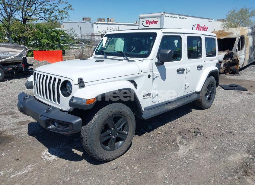 Photo 2 of 2021 Jeep Wrangler UNLIMITED SAHARA ALTITUDE 4X4 (VIN 1C4HJXEN2MW528137)