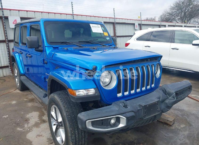 2021 Jeep Wrangler UNLIMITED SAHARA 4X4 (VIN 1C4HJXEN2MW783709) main photo