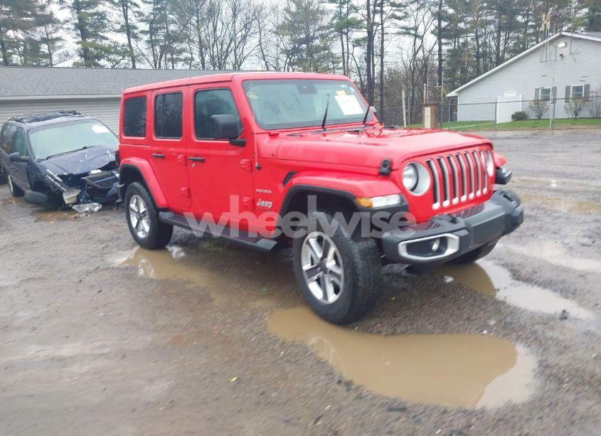 2020 Jeep Wrangler UNLIMITED SAHARA 4X4 (VIN 1C4HJXEN3LW232316) main photo