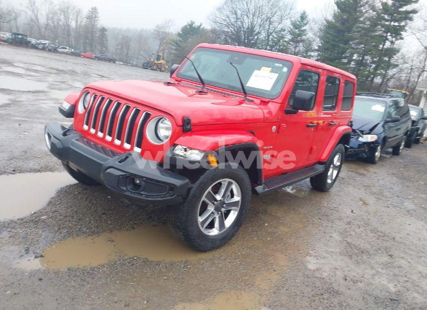 Photo 2 of 2020 Jeep Wrangler UNLIMITED SAHARA 4X4 (VIN 1C4HJXEN3LW232316)