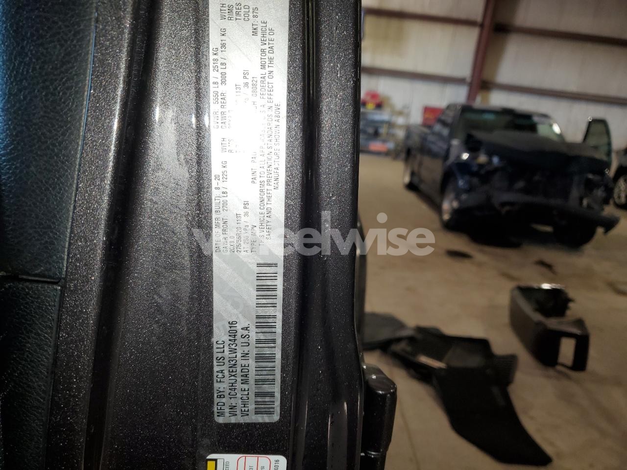 Photo 13 of 2020 JEEP WRANGLER UNLIMITED SAHARA (VIN 1C4HJXEN3LW344016)