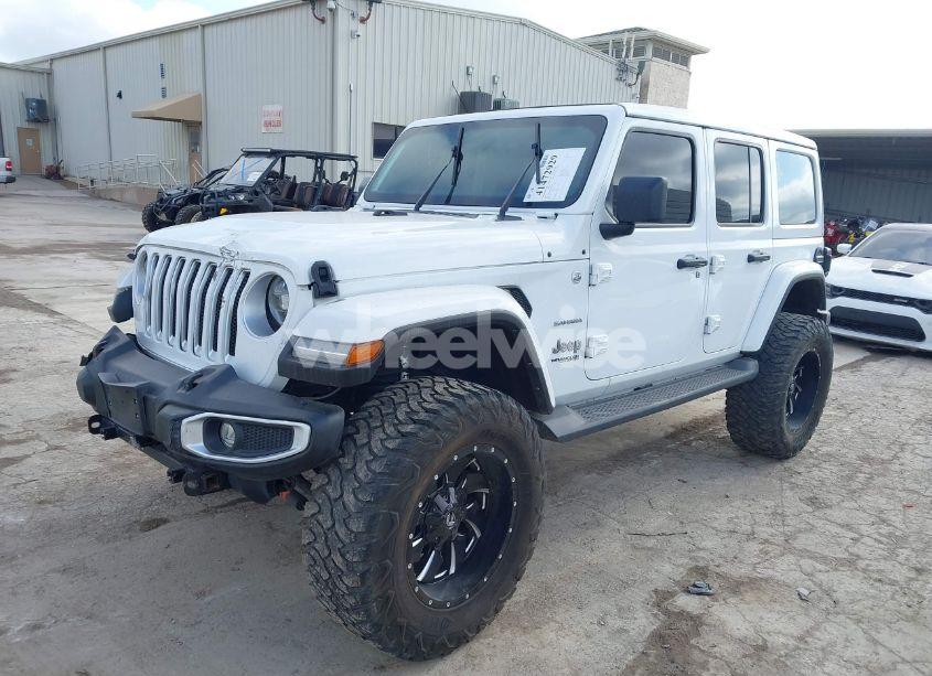 Photo 2 of 2021 Jeep Wrangler UNLIMITED SAHARA 4X4 (VIN 1C4HJXEN3MW717895)
