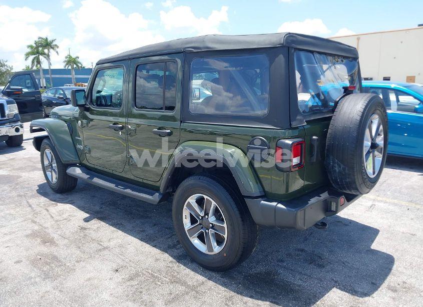 Photo 3 of 2022 Jeep Wrangler UNLIMITED SAHARA 4X4 (VIN 1C4HJXEN3NW242458)