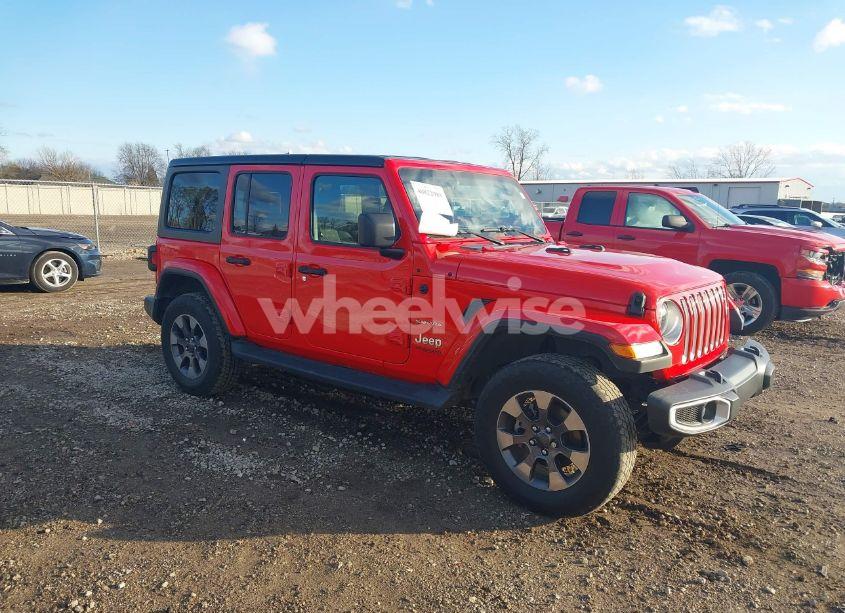 2019 Jeep Wrangler UNLIMITED SAHARA 4X4 (VIN 1C4HJXEN4KW686850) main photo