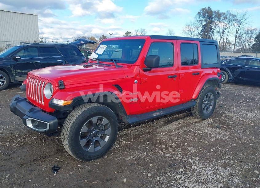 Photo 2 of 2019 Jeep Wrangler UNLIMITED SAHARA 4X4 (VIN 1C4HJXEN4KW686850)