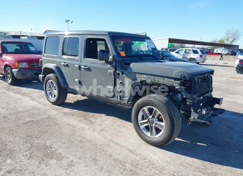 2020 Jeep Wrangler UNLIMITED SAHARA 4X4 (VIN 1C4HJXEN4LW310263) main photo