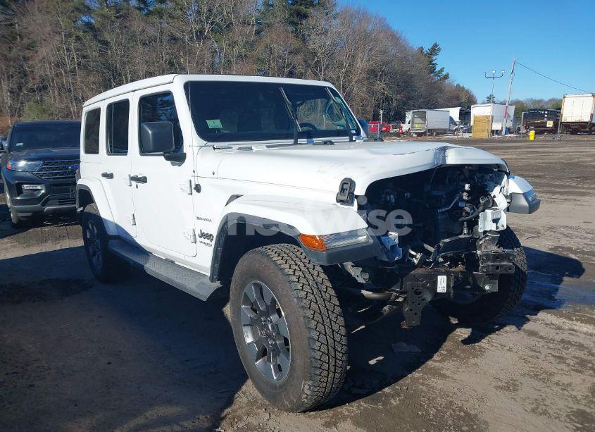 2020 Jeep Wrangler UNLIMITED SAHARA 4X4 (VIN 1C4HJXEN5LW194815) main photo