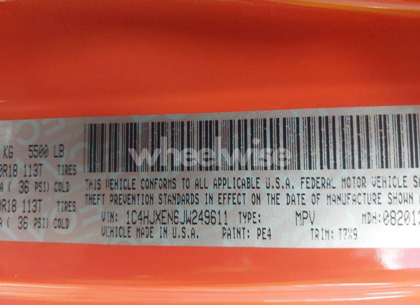 Photo 9 of 2018 Jeep Wrangler UNLIMITED SAHARA 4X4 (VIN 1C4HJXEN6JW249611)