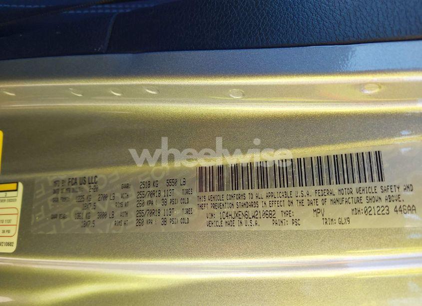 Photo 9 of 2020 Jeep Wrangler UNLIMITED SAHARA ALTITUDE 4X4 (VIN 1C4HJXEN6LW210682)