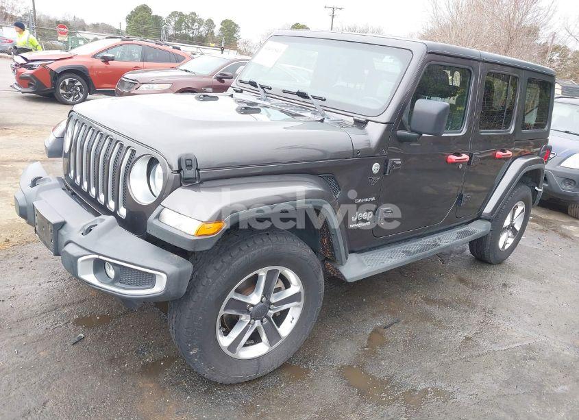Photo 2 of 2020 Jeep Wrangler UNLIMITED SAHARA 4X4 (VIN 1C4HJXEN6LW256805)