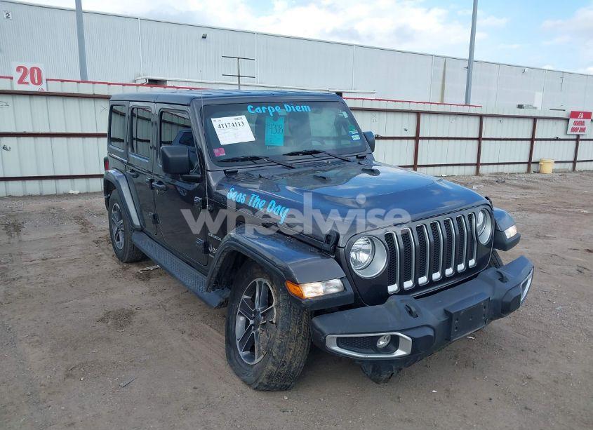 2023 Jeep Wrangler 4-DOOR SAHARA 4X4 (VIN 1C4HJXEN6PW639004) main photo