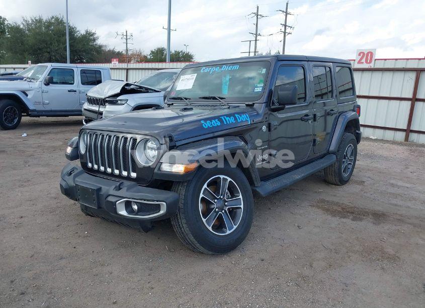 Photo 2 of 2023 Jeep Wrangler 4-DOOR SAHARA 4X4 (VIN 1C4HJXEN6PW639004)