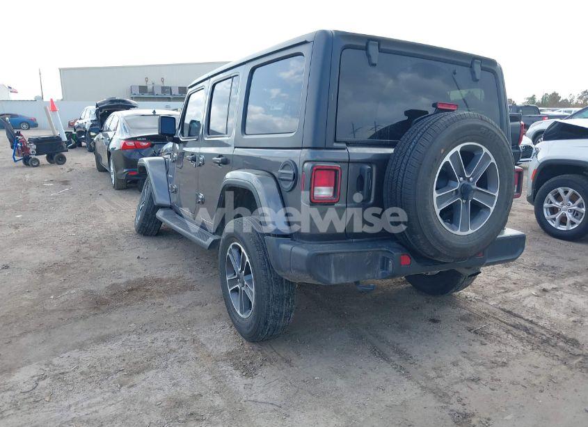 Photo 3 of 2023 Jeep Wrangler 4-DOOR SAHARA 4X4 (VIN 1C4HJXEN6PW639004)