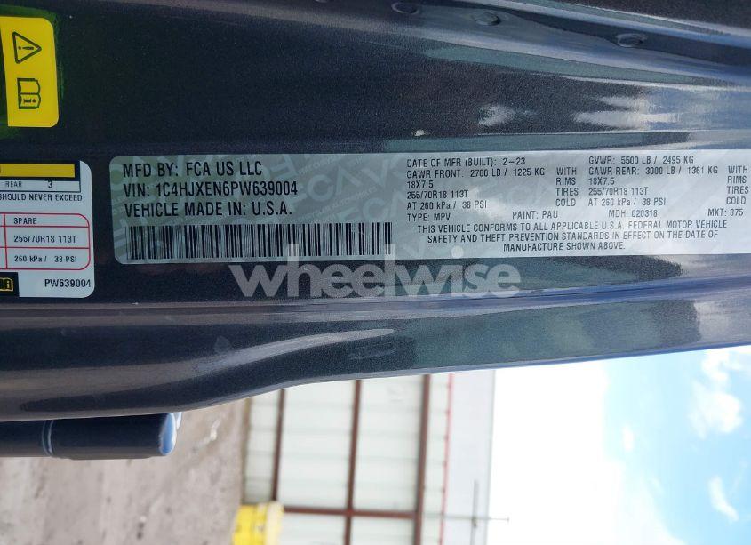 Photo 9 of 2023 Jeep Wrangler 4-DOOR SAHARA 4X4 (VIN 1C4HJXEN6PW639004)