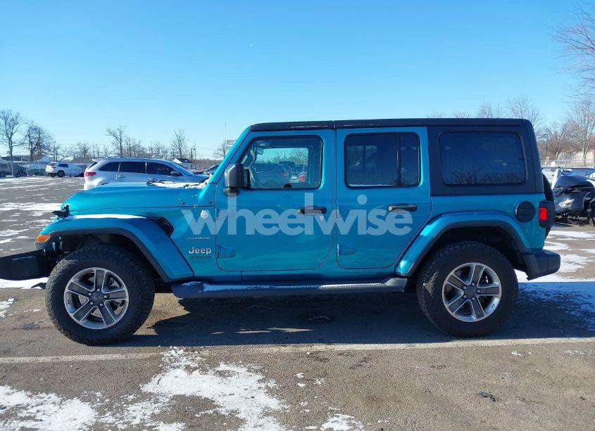 Photo 14 of 2019 Jeep Wrangler UNLIMITED SAHARA 4X4 (VIN 1C4HJXEN7KW641854)