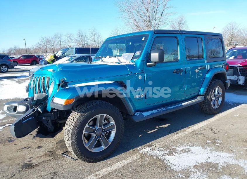 Photo 2 of 2019 Jeep Wrangler UNLIMITED SAHARA 4X4 (VIN 1C4HJXEN7KW641854)