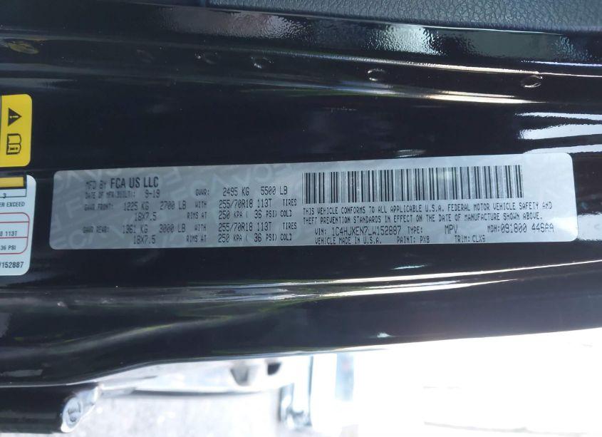 Photo 9 of 2020 Jeep Wrangler UNLIMITED SAHARA (VIN 1C4HJXEN7LW152887)