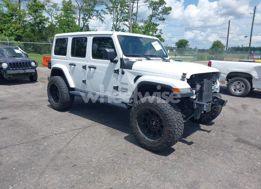2021 Jeep Wrangler UNLIMITED SAHARA 4X4 (VIN 1C4HJXEN7MW518395) main photo