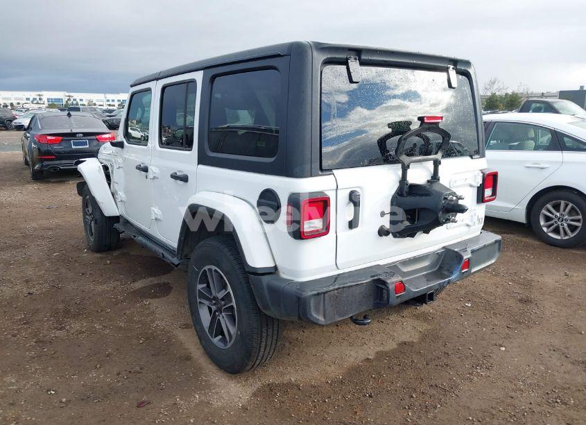 Photo 3 of 2023 Jeep Wrangler 4-DOOR SAHARA 4X4 (VIN 1C4HJXEN7PW701607)