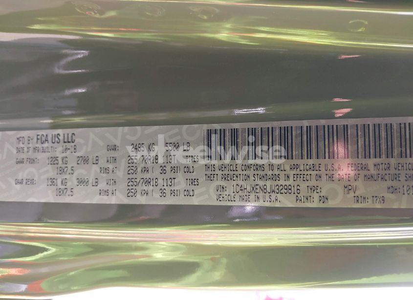 Photo 9 of 2018 Jeep Wrangler UNLIMITED SAHARA 4X4 (VIN 1C4HJXEN8JW329816)