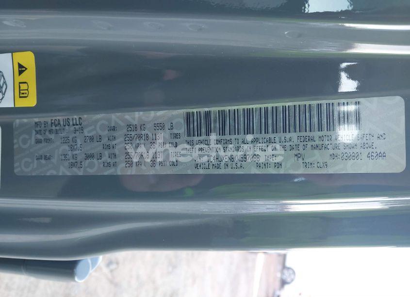 Photo 9 of 2019 Jeep Wrangler UNLIMITED SAHARA 4X4 (VIN 1C4HJXEN8KW597086)