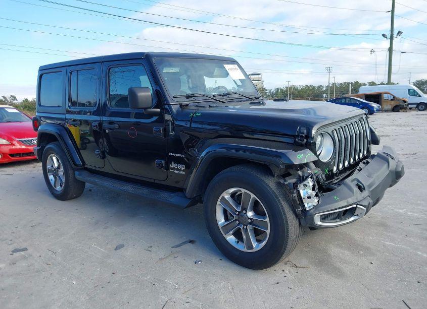 2020 Jeep Wrangler UNLIMITED SAHARA 4X4 (VIN 1C4HJXEN8LW199135) main photo