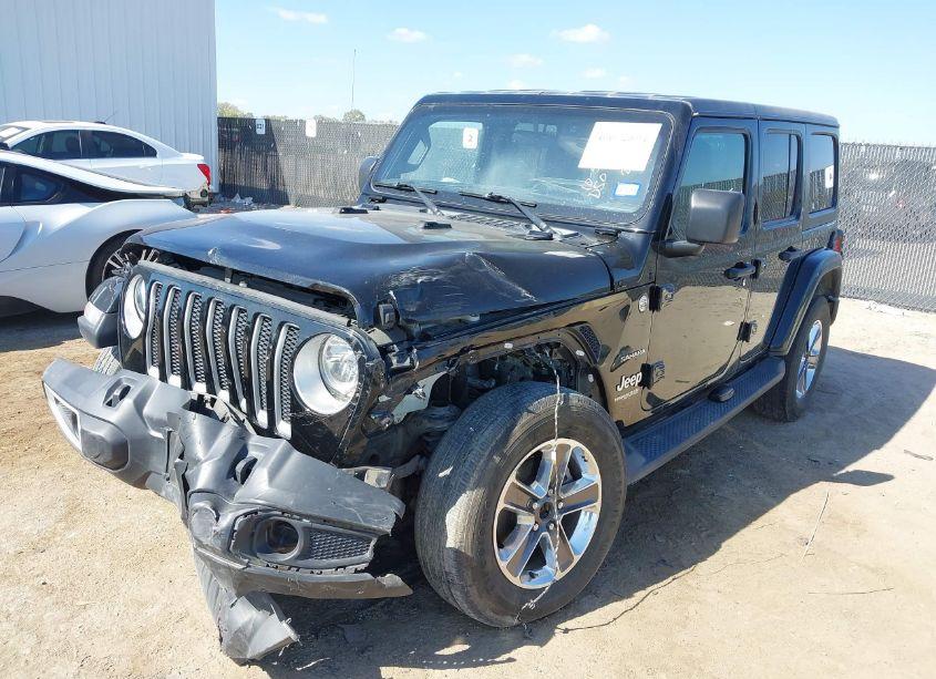 Photo 2 of 2021 Jeep Wrangler UNLIMITED SAHARA 4X4 (VIN 1C4HJXEN8MW544889)