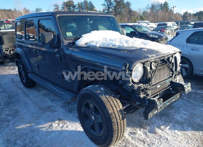 2020 Jeep Wrangler UNLIMITED SAHARA 4X4 (VIN 1C4HJXEN9LW157444) main photo