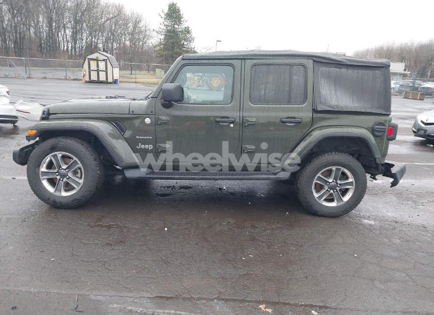 Photo 14 of 2021 Jeep Wrangler UNLIMITED SAHARA 4X4 (VIN 1C4HJXEN9MW613766)
