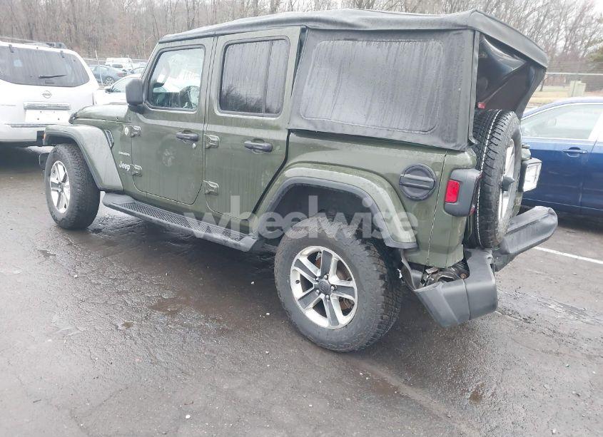 Photo 3 of 2021 Jeep Wrangler UNLIMITED SAHARA 4X4 (VIN 1C4HJXEN9MW613766)