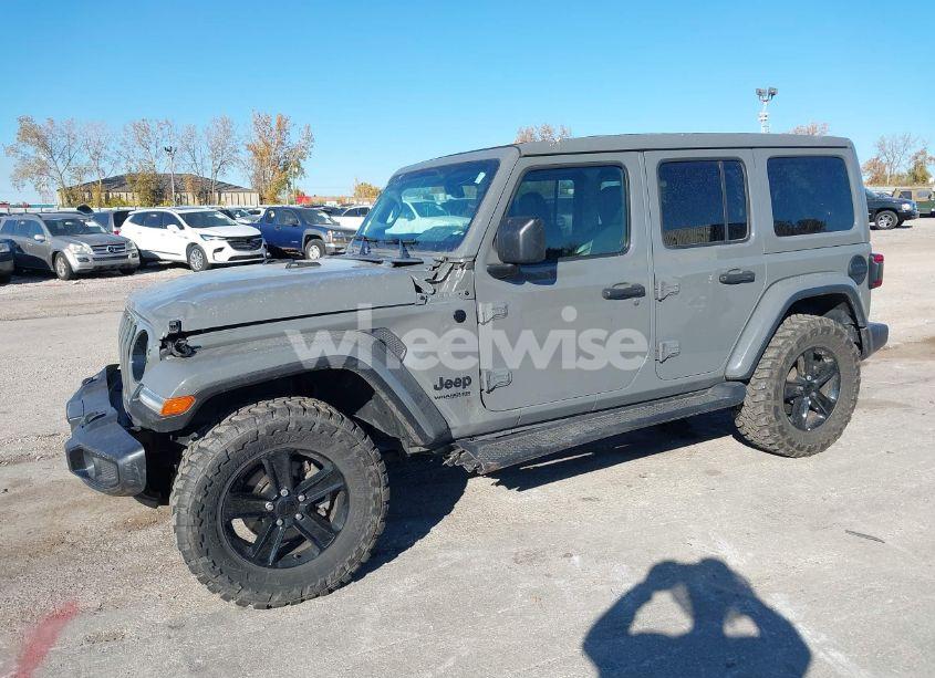 Photo 2 of 2021 Jeep Wrangler UNLIMITED SAHARA ALTITUDE 4X4 (VIN 1C4HJXEN9MW649635)