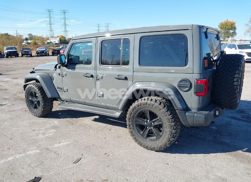 Photo 3 of 2021 Jeep Wrangler UNLIMITED SAHARA ALTITUDE 4X4 (VIN 1C4HJXEN9MW649635)
