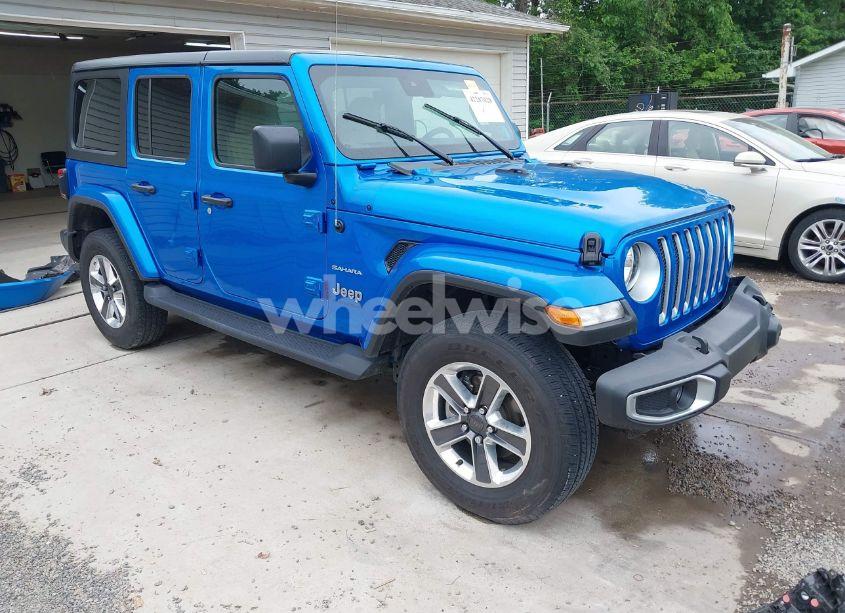 2023 Jeep Wrangler 4-DOOR SAHARA 4X4 (VIN 1C4HJXEN9PW508133) main photo