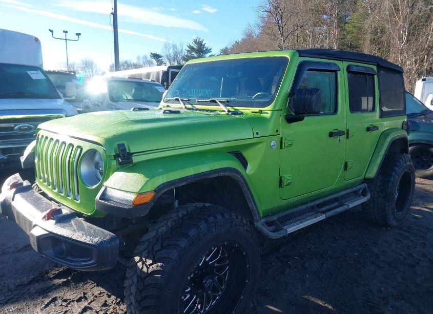 Photo 2 of 2018 Jeep Wrangler UNLIMITED SAHARA 4X4 (VIN 1C4HJXENXJW295474)