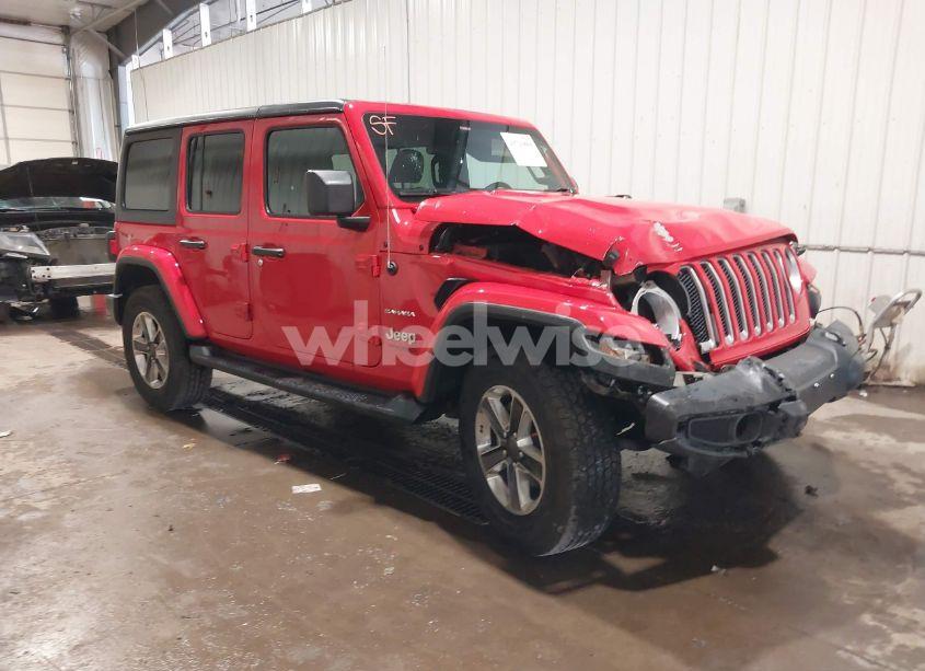 2020 Jeep Wrangler UNLIMITED SAHARA 4X4 (VIN 1C4HJXENXLW279407) main photo