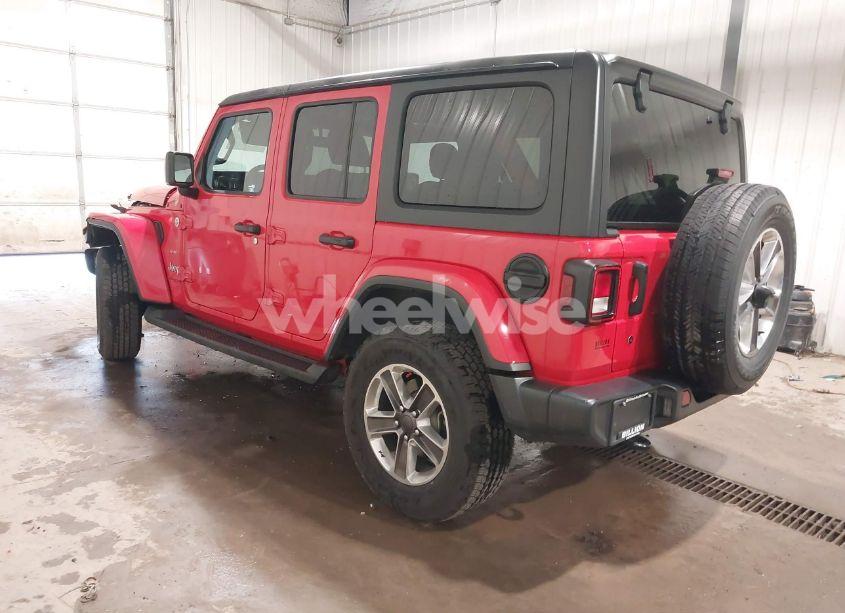 Photo 3 of 2020 Jeep Wrangler UNLIMITED SAHARA 4X4 (VIN 1C4HJXENXLW279407)