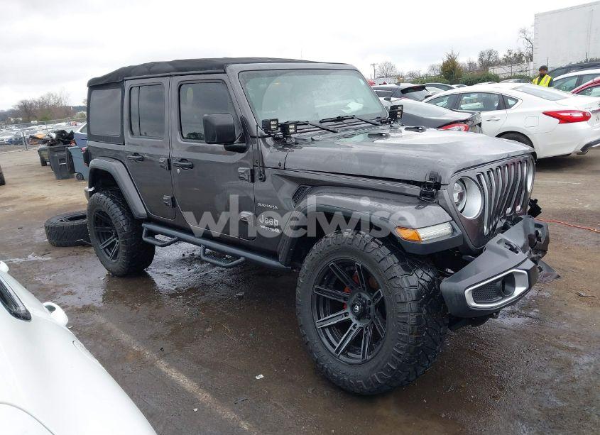 2021 Jeep Wrangler UNLIMITED SAHARA 4X4 (VIN 1C4HJXENXMW503535) main photo