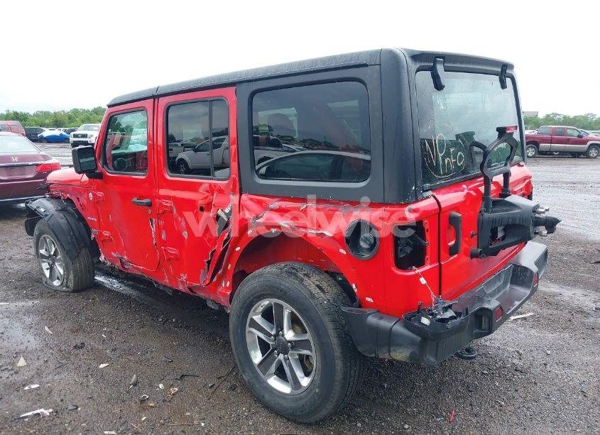 Photo 3 of 2021 Jeep Wrangler UNLIMITED SAHARA 4X4 (VIN 1C4HJXENXMW592247)