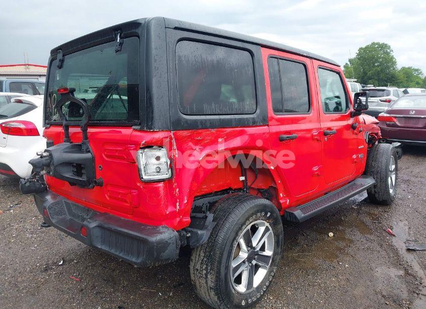 Photo 4 of 2021 Jeep Wrangler UNLIMITED SAHARA 4X4 (VIN 1C4HJXENXMW592247)