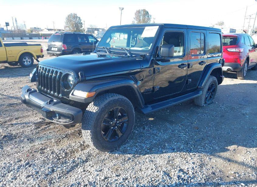 Photo 2 of 2021 Jeep Wrangler UNLIMITED SAHARA ALTITUDE 4X4 (VIN 1C4HJXENXMW593589)