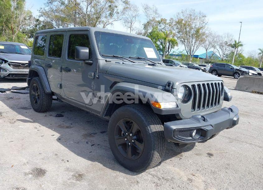 2021 Jeep Wrangler UNLIMITED SAHARA ALTITUDE 4X4 (VIN 1C4HJXENXMW610004) main photo