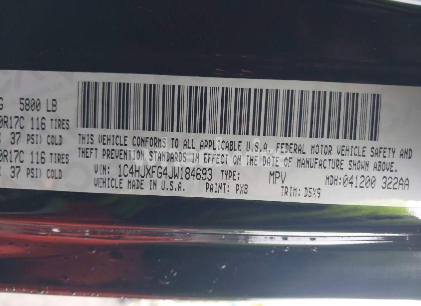 Photo 9 of 2018 Jeep Wrangler UNLIMITED RUBICON 4X4 (VIN 1C4HJXFG4JW184693)