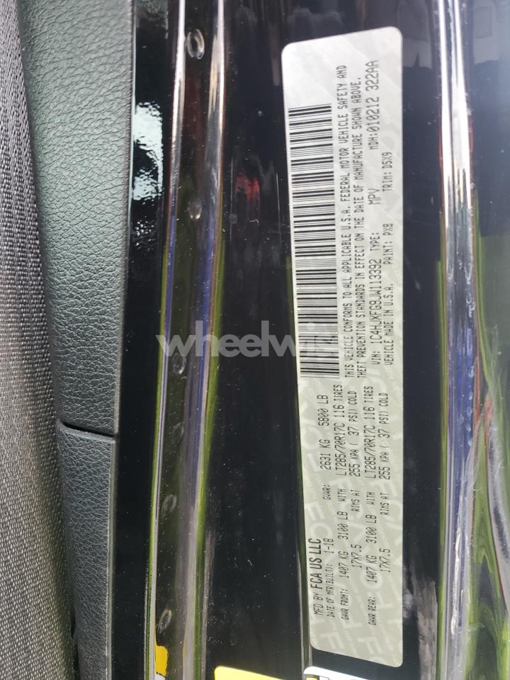 Photo 13 of 2018 JEEP WRANGLER UNLIMITED RUBICON (VIN 1C4HJXFG9JW113392)