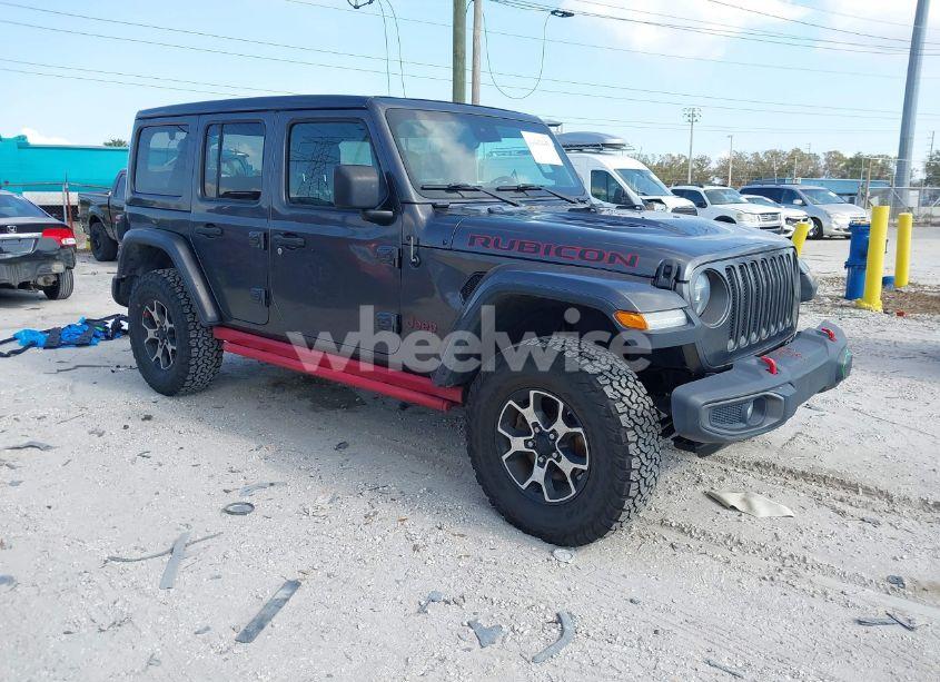 2019 Jeep Wrangler UNLIMITED RUBICON 4X4 (VIN 1C4HJXFG9KW599705) main photo